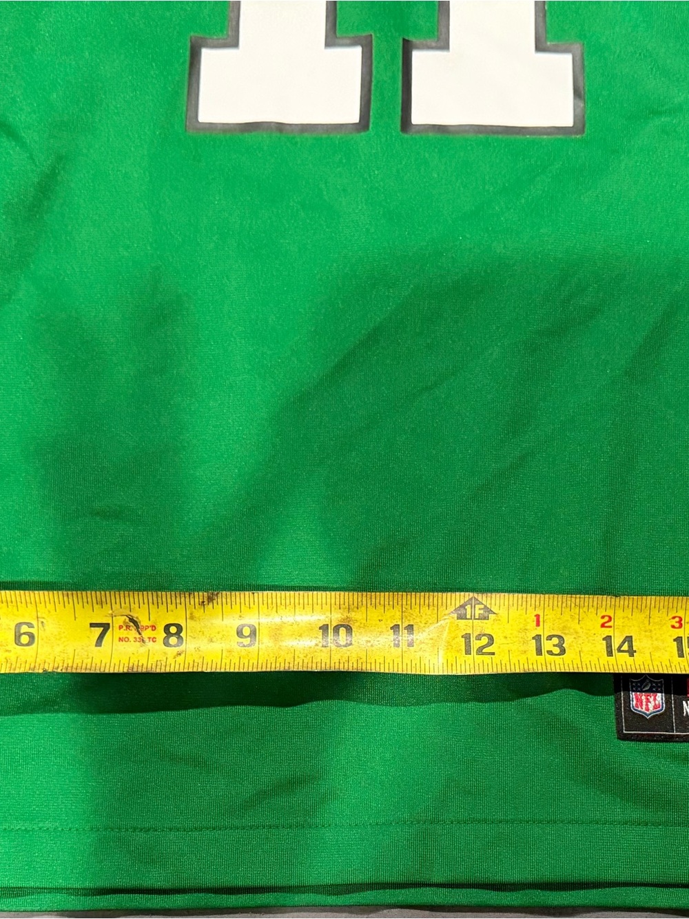 NFL Women’s Nike Green # 11 Football Jersey in Large - Picture 7 of 8